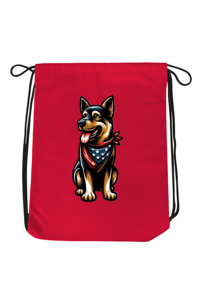 Paws & Play: Dog Drawstring Bag