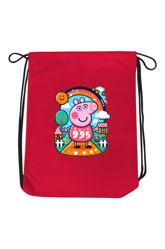 Peppa’s Fun: Drawstring Bag