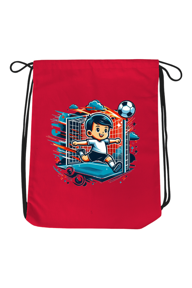 Goal Getter: Football Drawstring Bag