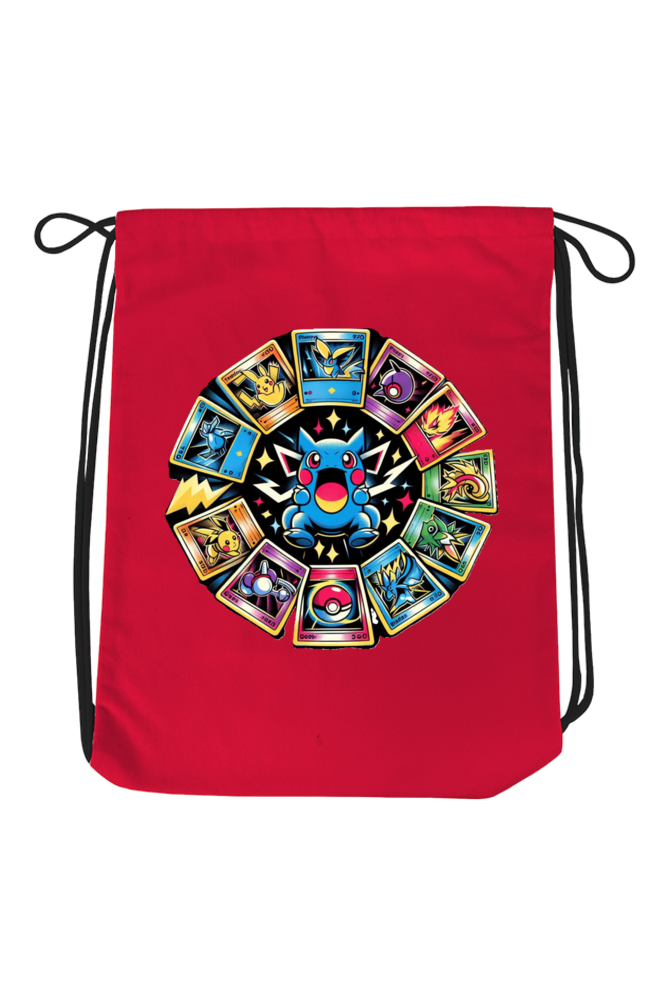 Catch 'Em All: Pokemon Drawstring Bag