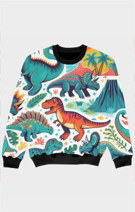 Dino Explorer Sweatshirt - Unleash the Roar!