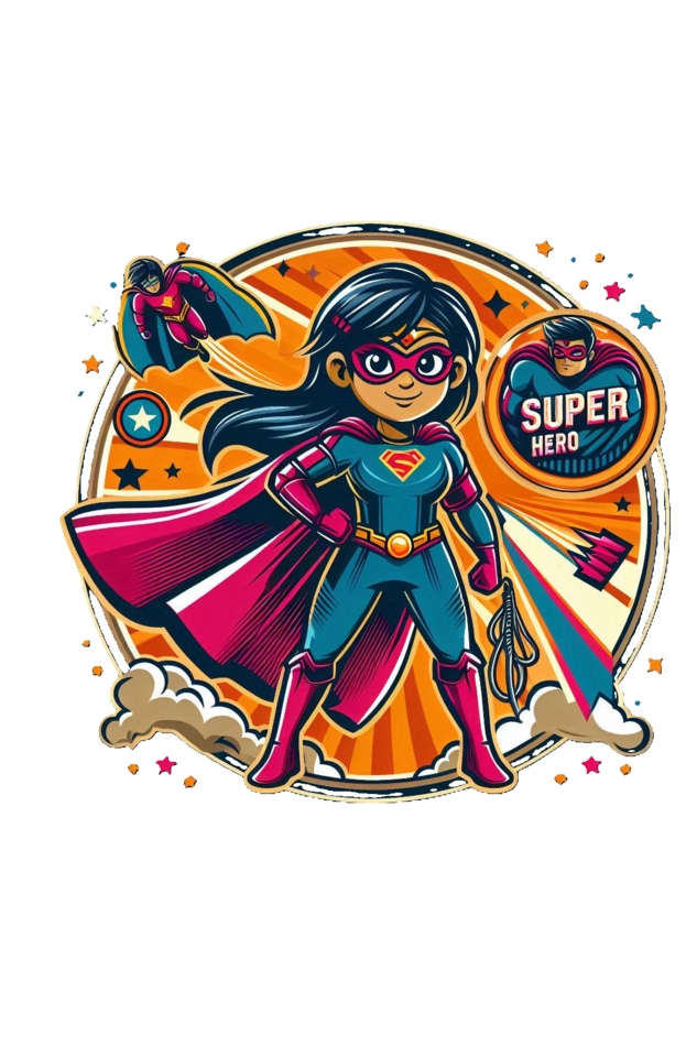 Super Girl Power T-Shirt - Unleash Your Superheroine Spirit!