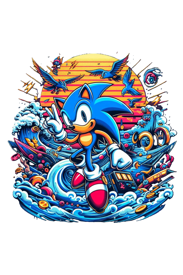 Sonic Adventure T-Shirt - Speed into Fun!