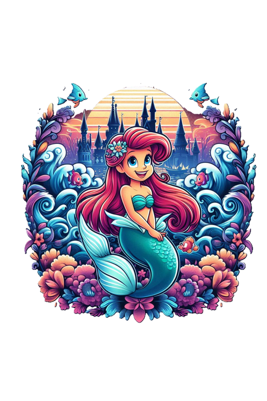 Ariel Adventure T-Shirt - Dive into Undersea Magic!