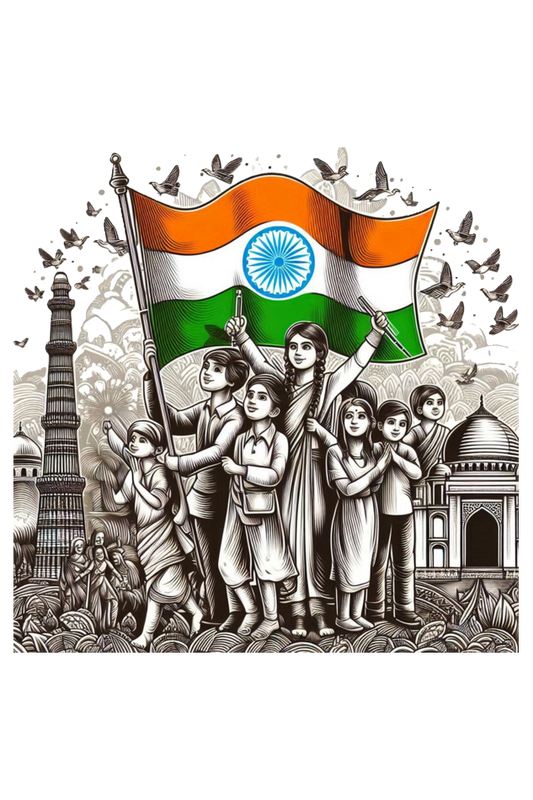 India Flag Pride T-Shirt - Wear Your Patriotism!