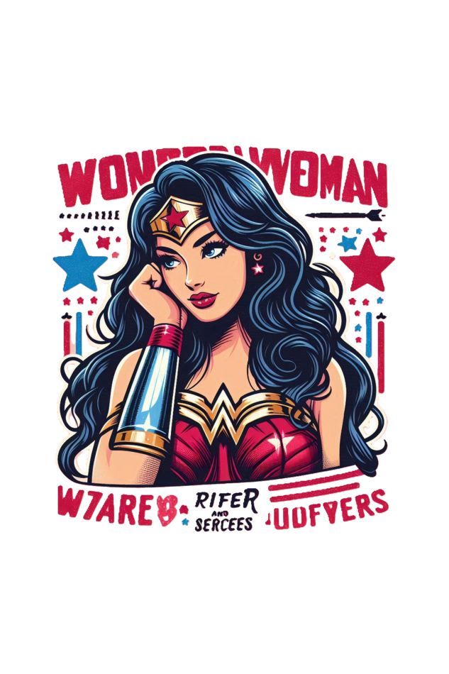 Wonder Woman Power T-Shirt - Embrace the Strength of a Hero!
