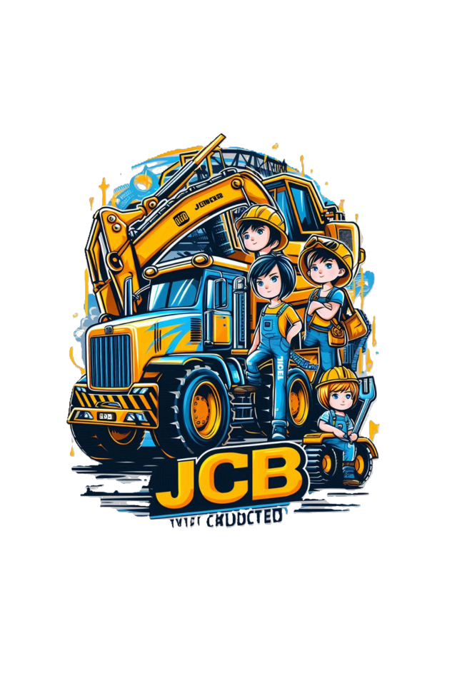 JCB Excavator Adventure T-Shirt - Dig into Fun!