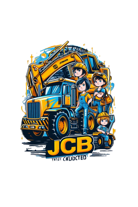 JCB Excavator Adventure T-Shirt - Dig into Fun!