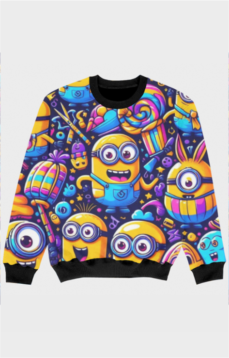 Minion Mischief sweatshirt - Adventure Awaits with Your Favorite Minions!