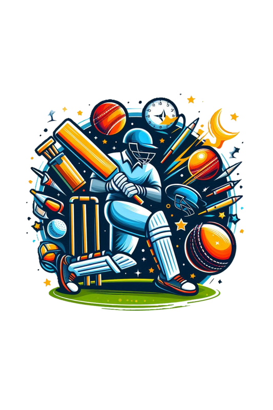 Cricket Craze: Drawstring Bag