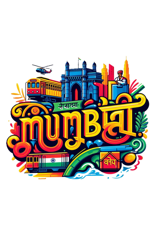 Mumbai Magic Tote Bag - Celebrate the Vibrance of the City of Dreams