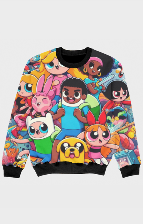Cartoon Network Heroes Sweatshirt - Embrace Your Favorite Characters!
