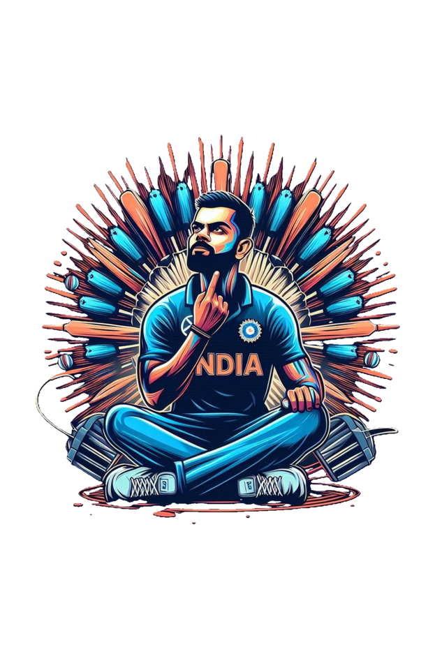 Virat Kohli Champion Tee - Celebrate the King of Cricket!