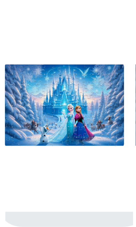 Frozen Winter Wonderland Jigsaw Puzzle - Join Elsa and Anna in a Magical Adventure!