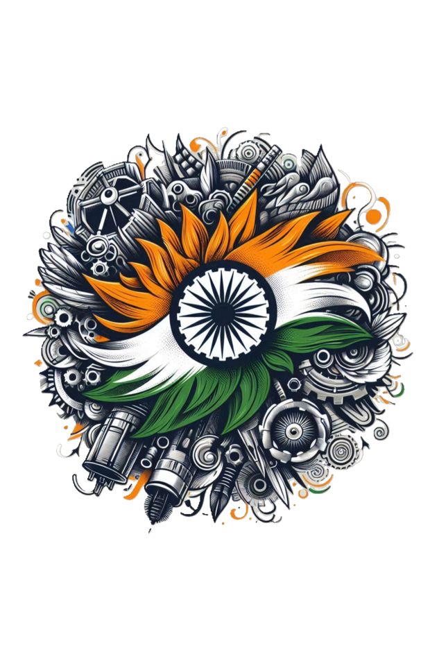 Proud Indian Flag T-Shirt - Celebrate Unity and Heritage!