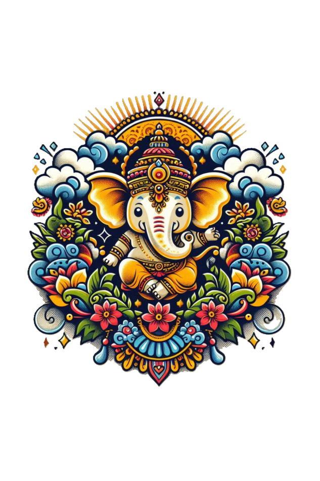 Ganpati Bappa Morya Kids T-Shirt - Celebrate the Festival with Joy and Devotion!