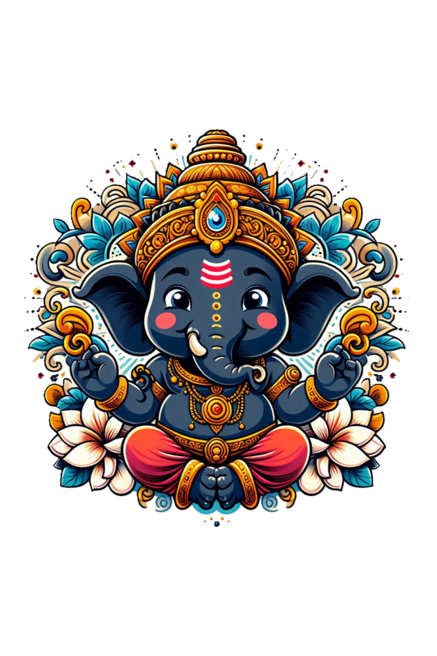 Ganpati Bappa Morya Kids T-Shirt - Celebrate the Festival with Joy and Devotion!