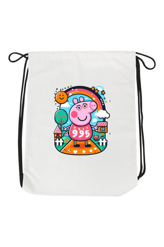 Peppa’s Fun: Drawstring Bag