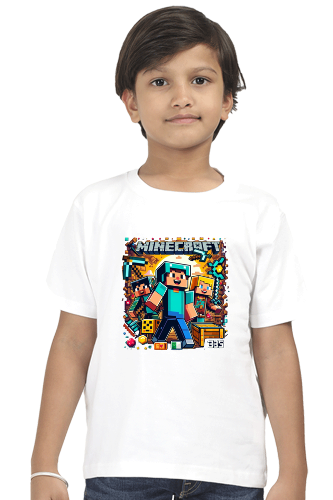 Minecraft Adventure Tee - Explore, Build, Conquer!