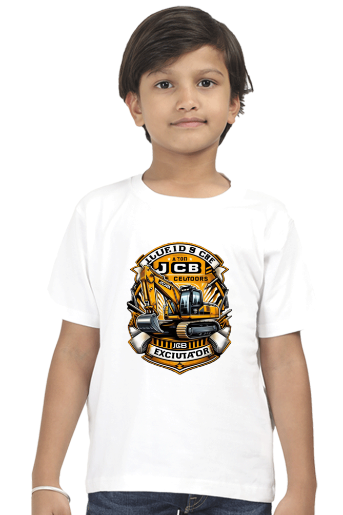 JCB Excavator Adventure T-Shirt - Dig Deep into Fun!