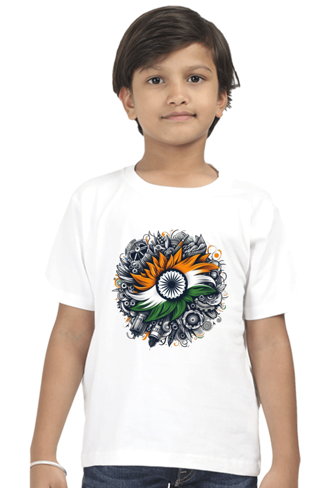 Proud Indian Flag T-Shirt - Celebrate Unity and Heritage!
