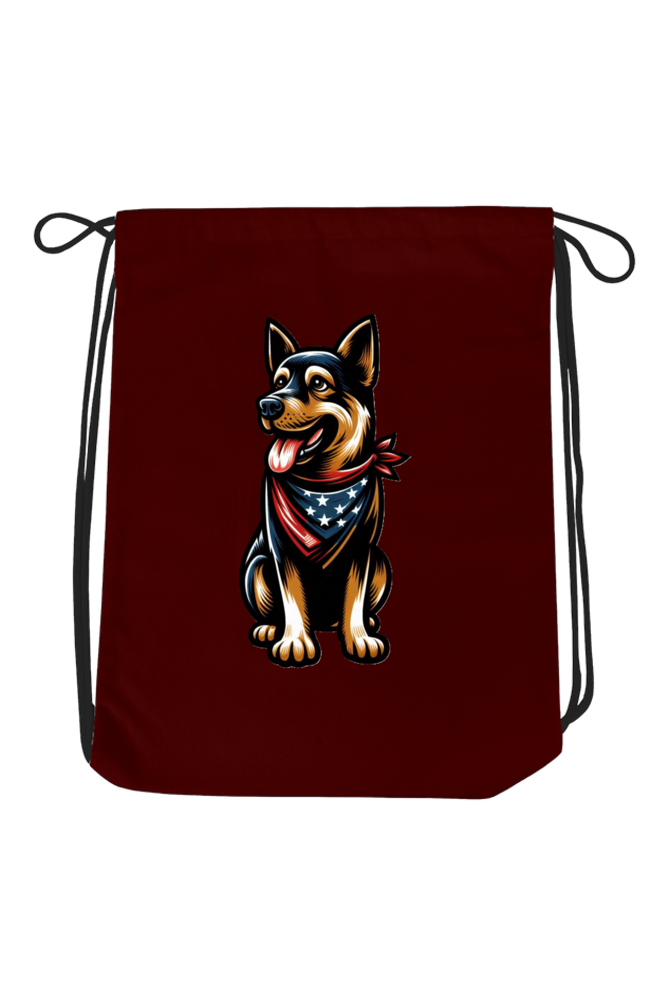 Paws & Play: Dog Drawstring Bag