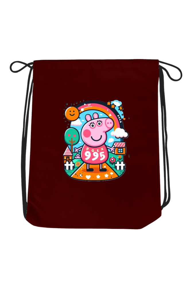 Peppa’s Fun: Drawstring Bag