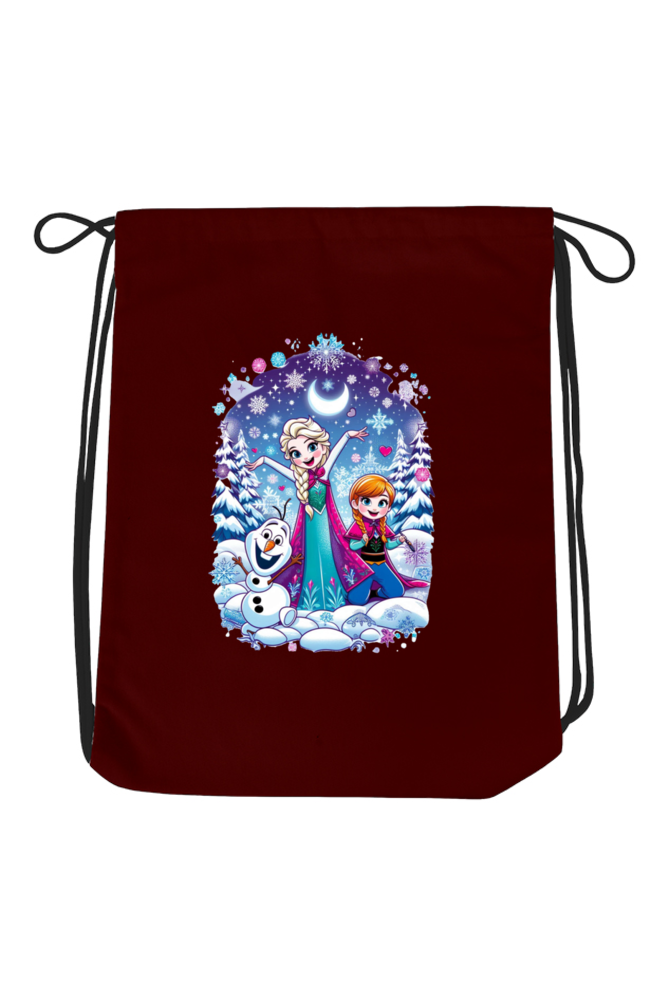 Frozen Magic: Drawstring Bag