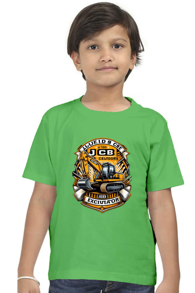 JCB Excavator Adventure T-Shirt - Dig Deep into Fun!