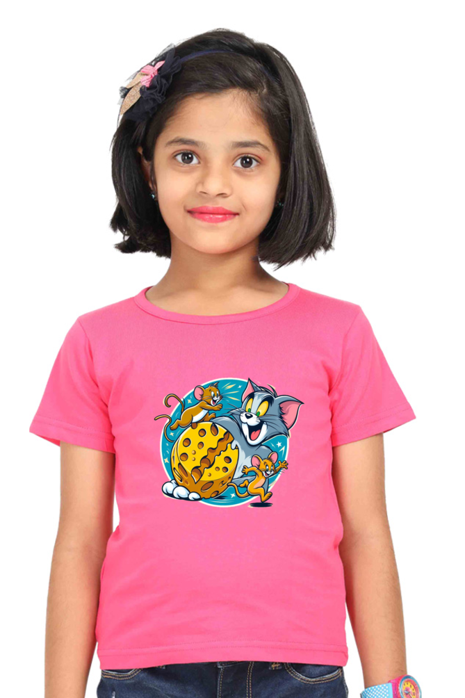 Tom and Jerry Classic Tee - Fun with the Iconic Cat and Mouse Duo