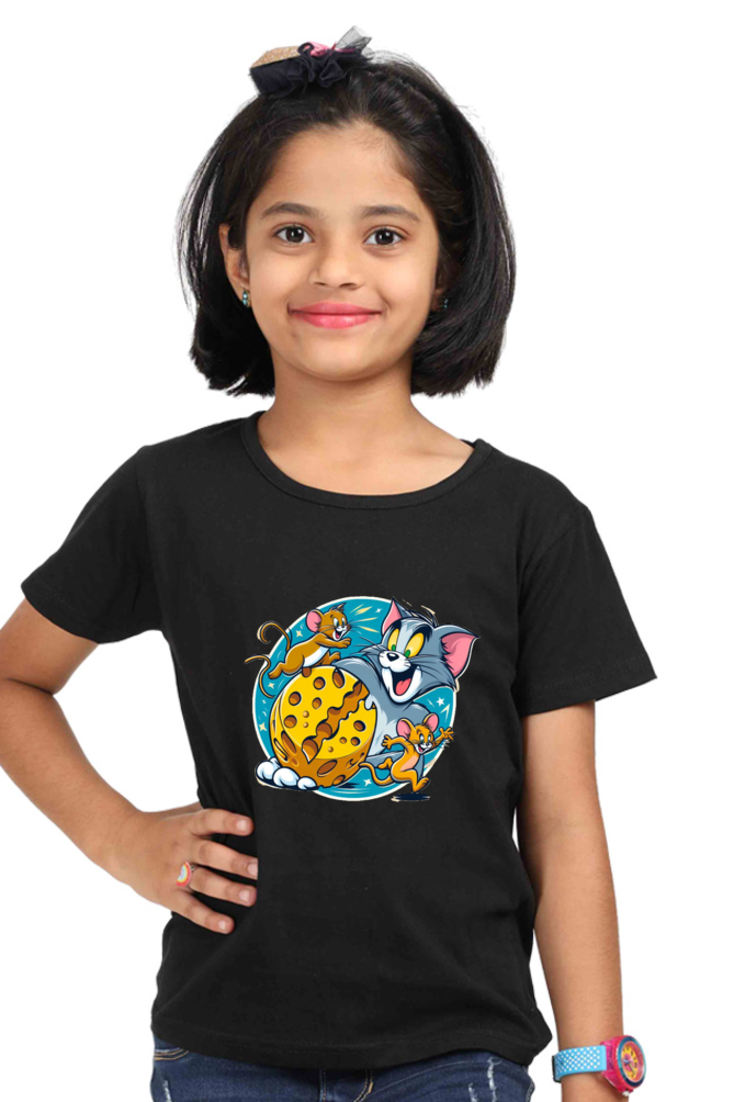 Tom and Jerry Classic Tee - Fun with the Iconic Cat and Mouse Duo