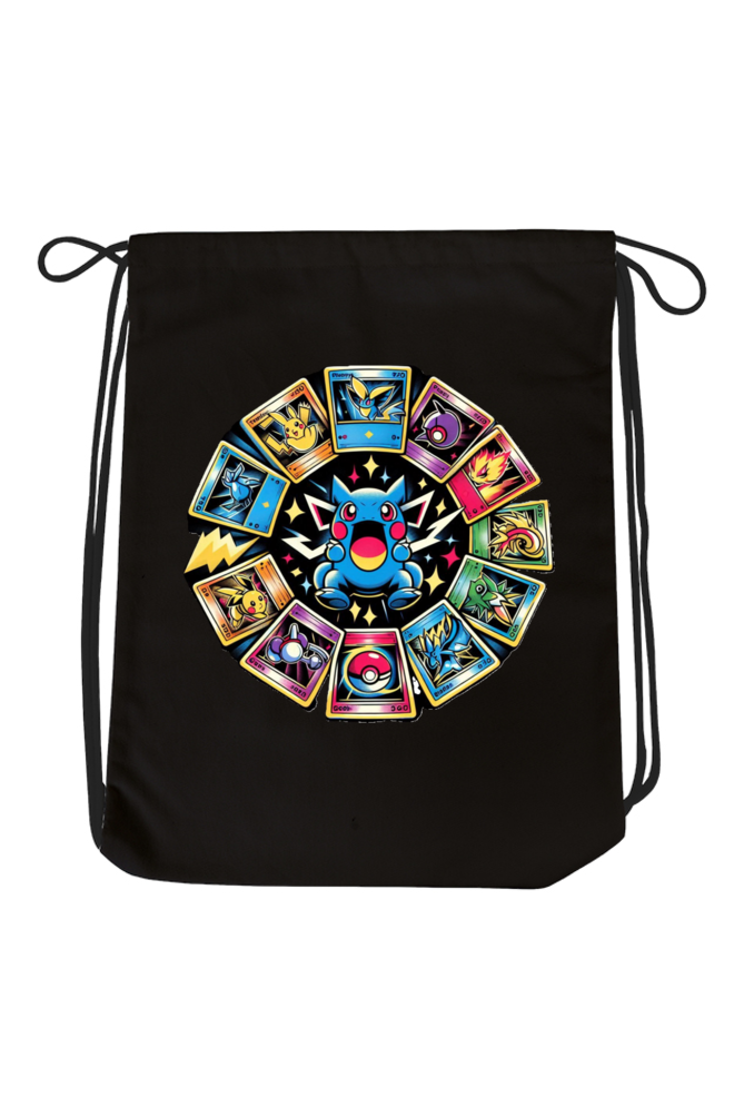 Catch 'Em All: Pokemon Drawstring Bag