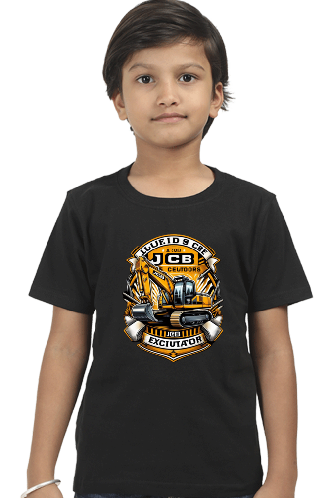 JCB Excavator Adventure T-Shirt - Dig Deep into Fun!