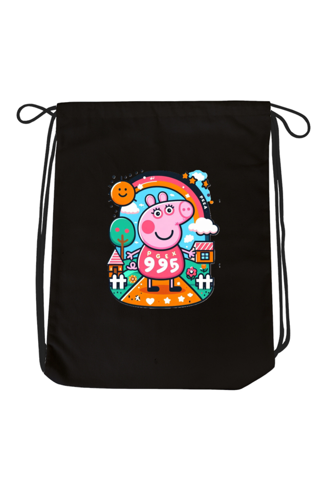 Peppa’s Fun: Drawstring Bag
