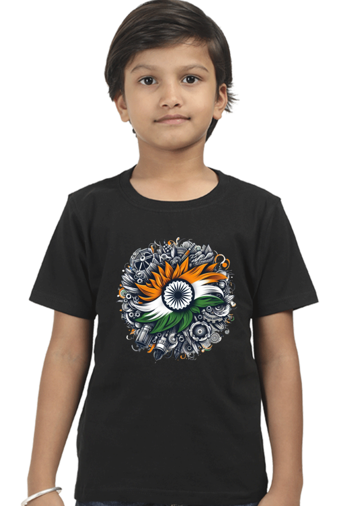 Proud Indian Flag T-Shirt - Celebrate Unity and Heritage!