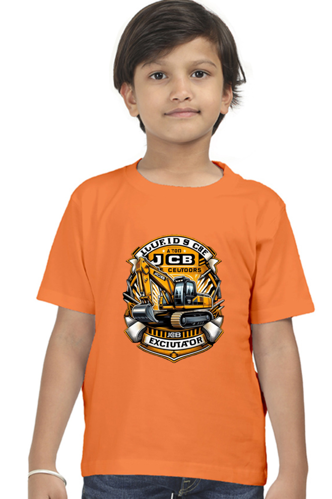 JCB Excavator Adventure T-Shirt - Dig Deep into Fun!