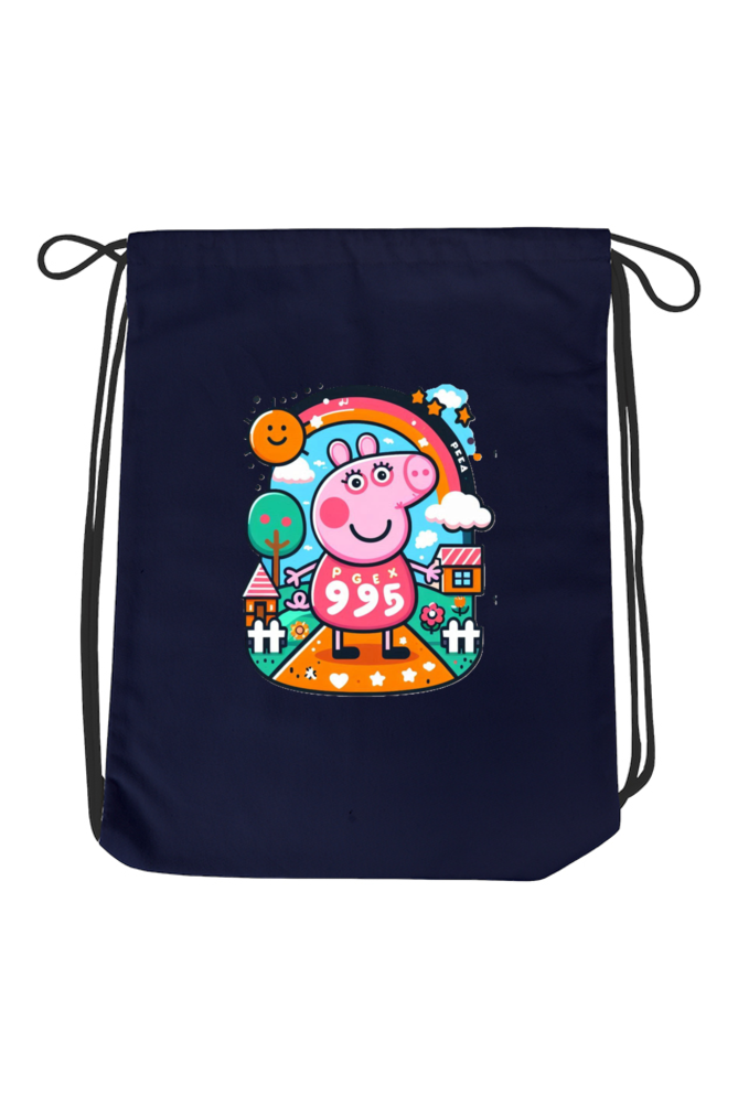 Peppa’s Fun: Drawstring Bag
