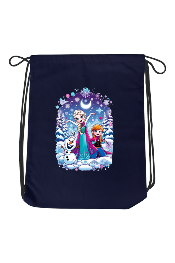 Frozen Magic: Drawstring Bag