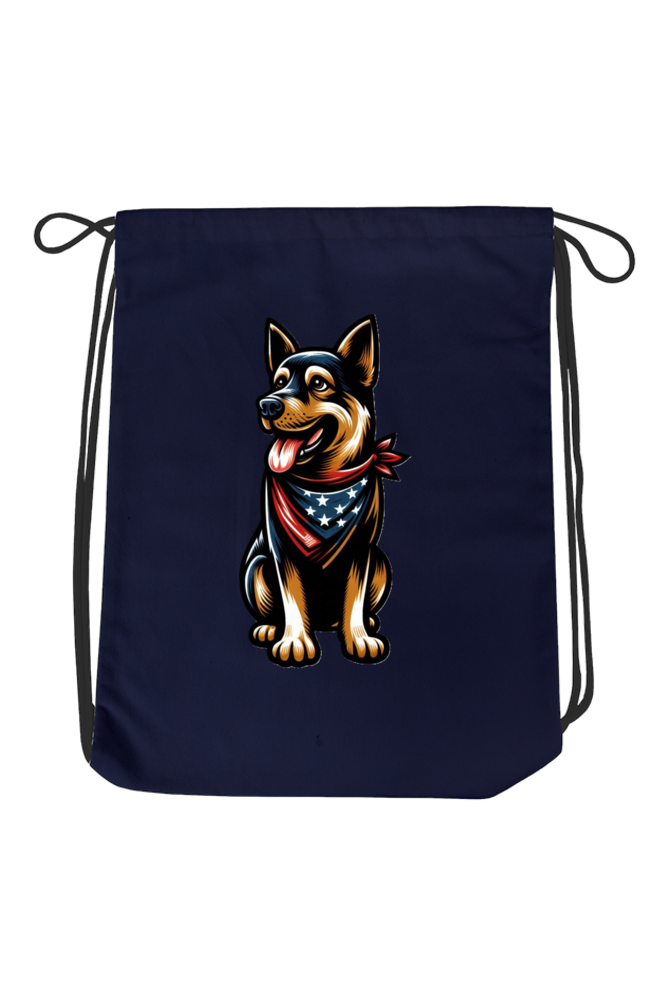 Paws & Play: Dog Drawstring Bag