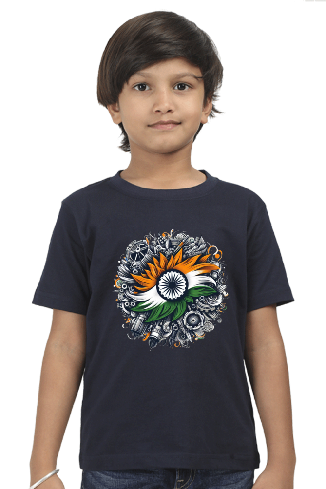 Proud Indian Flag T-Shirt - Celebrate Unity and Heritage!