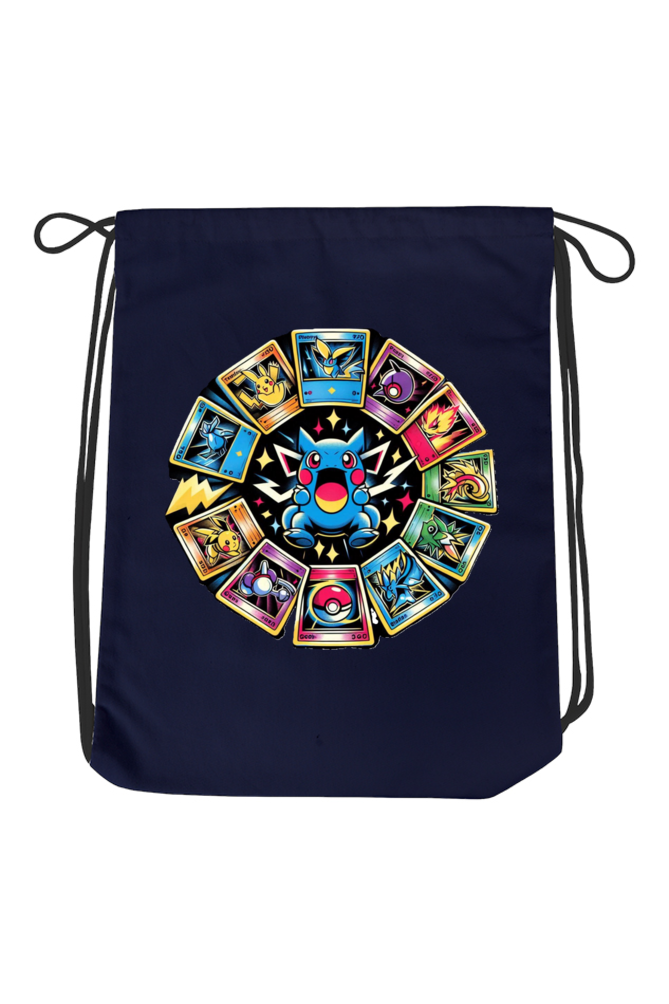 Catch 'Em All: Pokemon Drawstring Bag