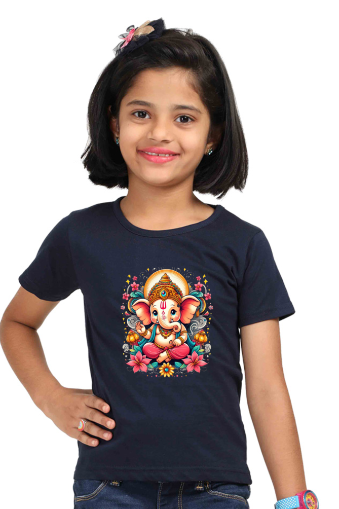 Ganpati Bappa Morya Kids T-Shirt - Celebrate the Festival with Joy and Devotion!