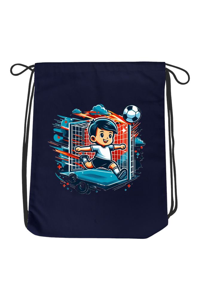 Goal Getter: Football Drawstring Bag