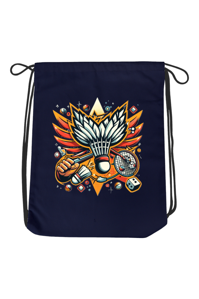 Smash Hit: Badminton Drawstring Bag