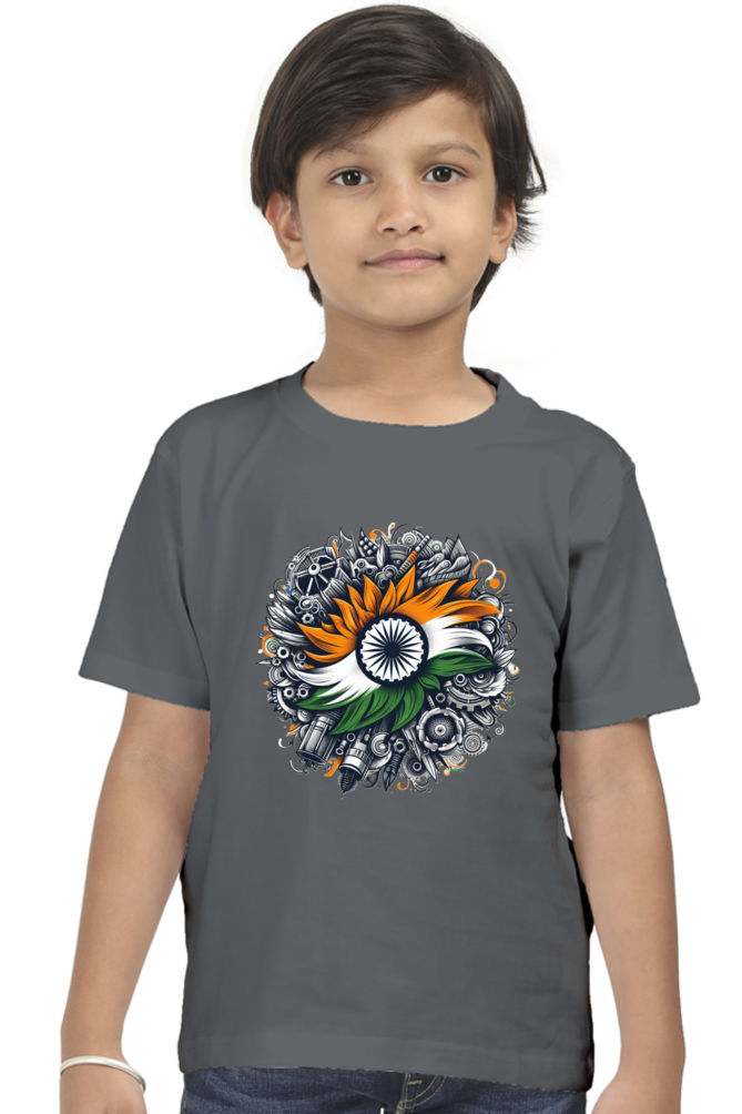 Proud Indian Flag T-Shirt - Celebrate Unity and Heritage!