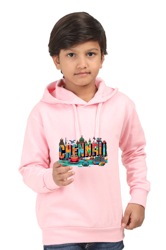 Chennai Charm Hoodie - Celebrate the Heartbeat of Tamil Nadu!