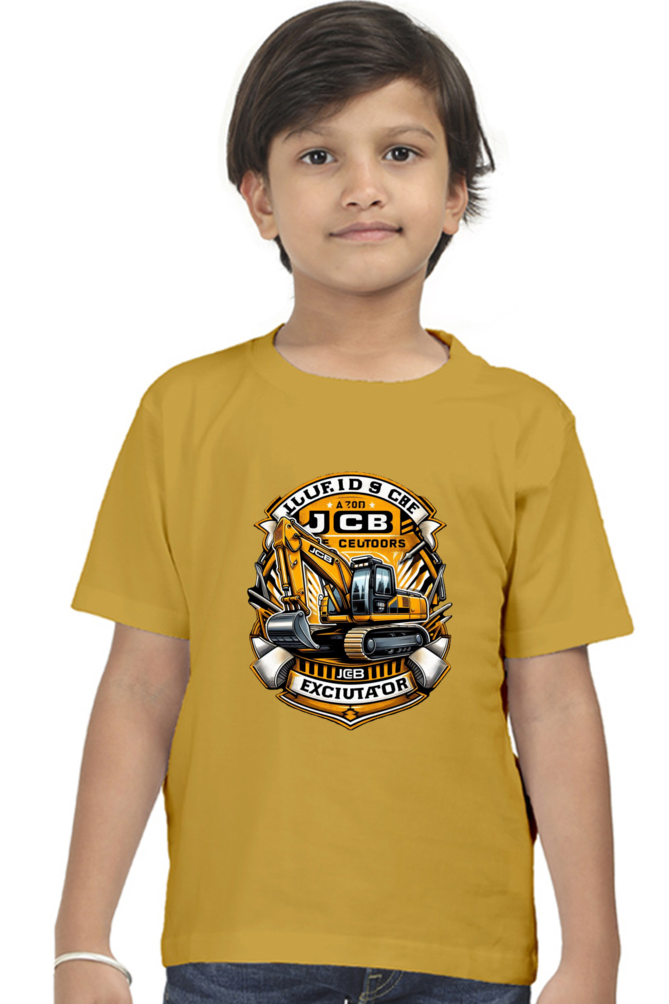 JCB Excavator Adventure T-Shirt - Dig Deep into Fun!