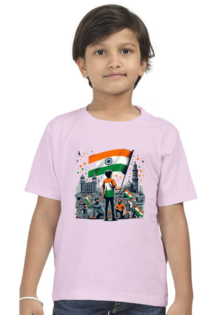 Proud Indian Flag T-Shirt - Celebrate Unity and Heritage!