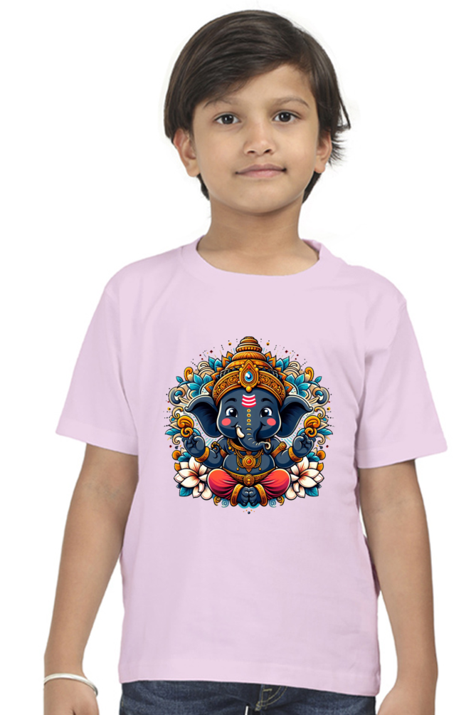 Ganpati Bappa Morya Kids T-Shirt - Celebrate the Festival with Joy and Devotion!