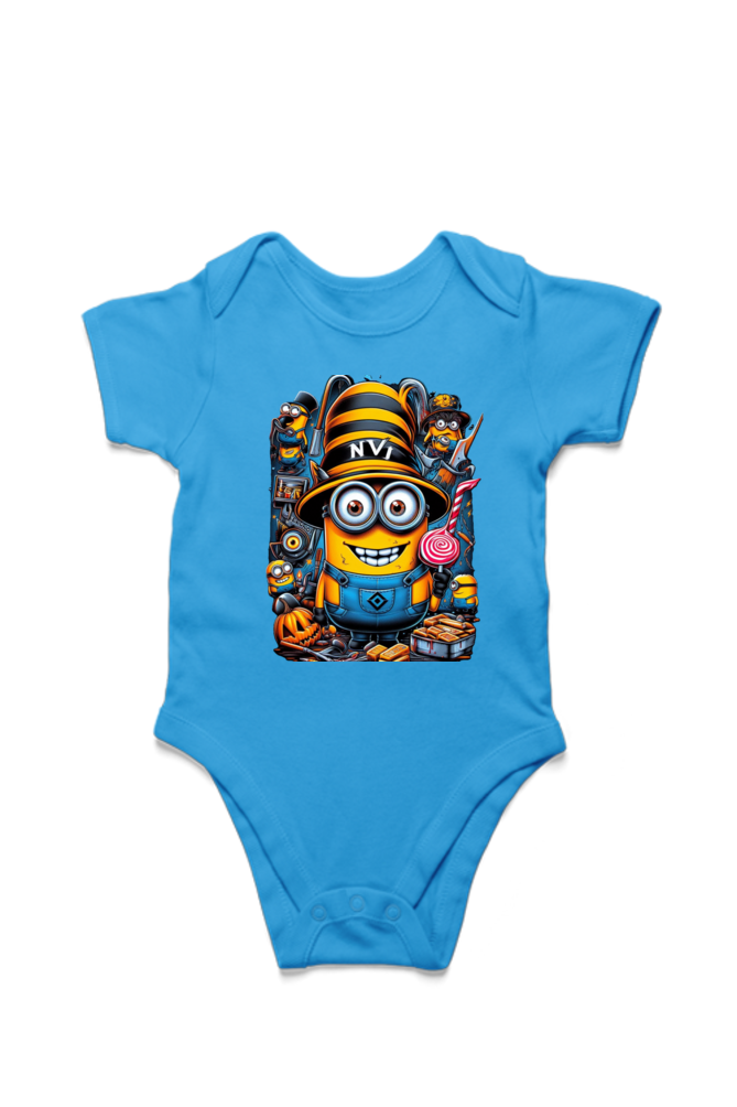 Mischievous Minion Rompers - Tiny Trouble, Big Fun!